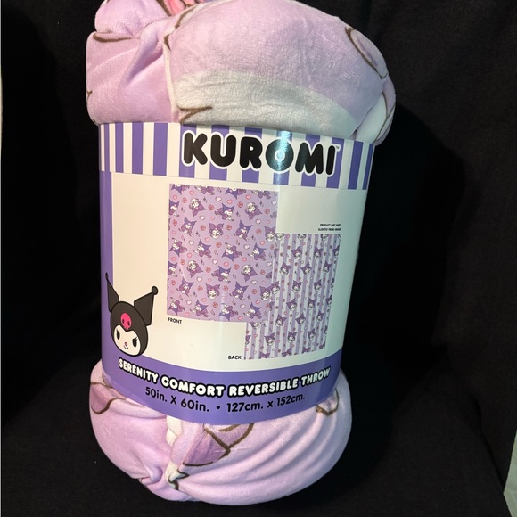 Kuromi Other - Sanrio Kuromi Reversible Soft Throw